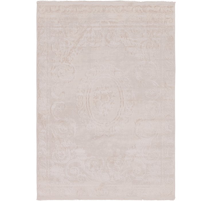 163cm x 235cm Carved Aubusson Rug