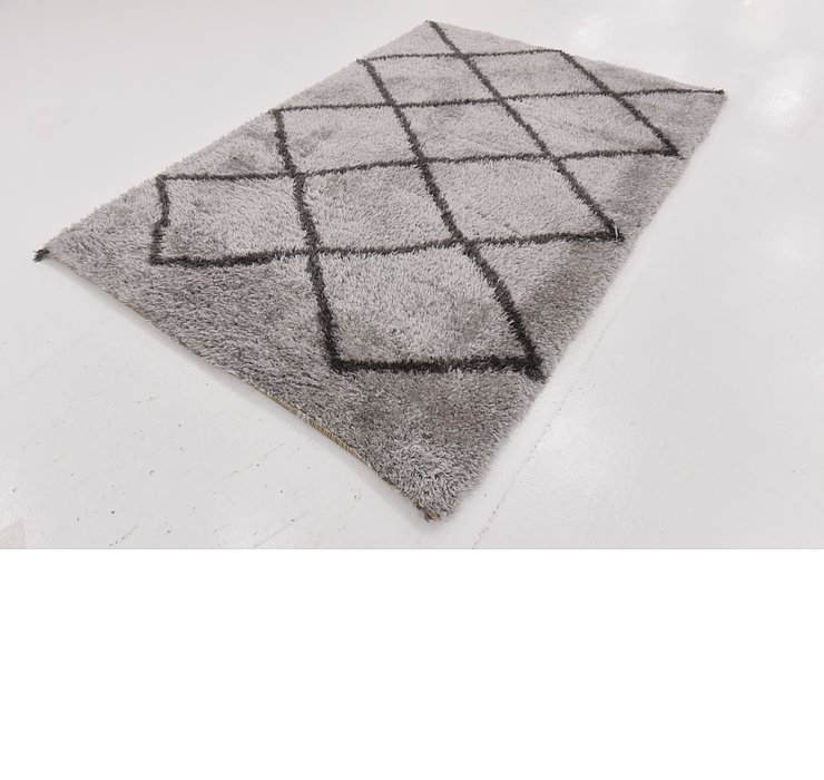 5' 4 x 7' 8 Luxe Trellis Shag Rug