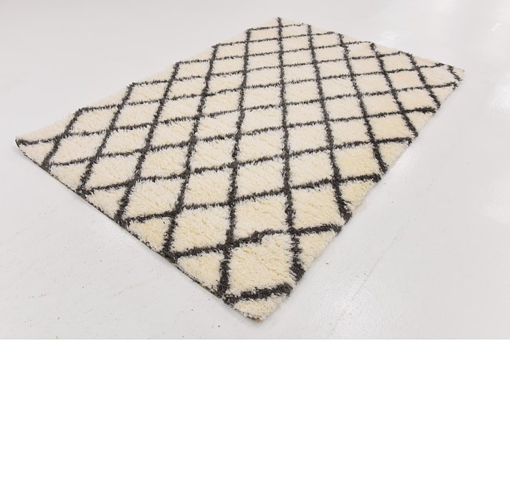 160cm x 235cm Luxe Trellis Shag Rug