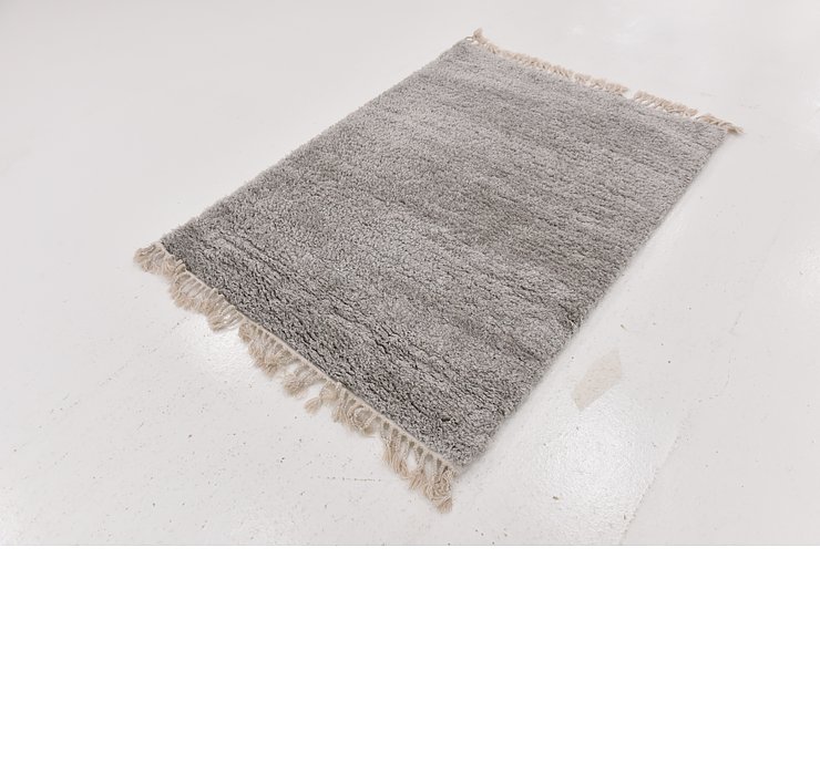 4' x 5' 5 Luxe Solid Shag Rug