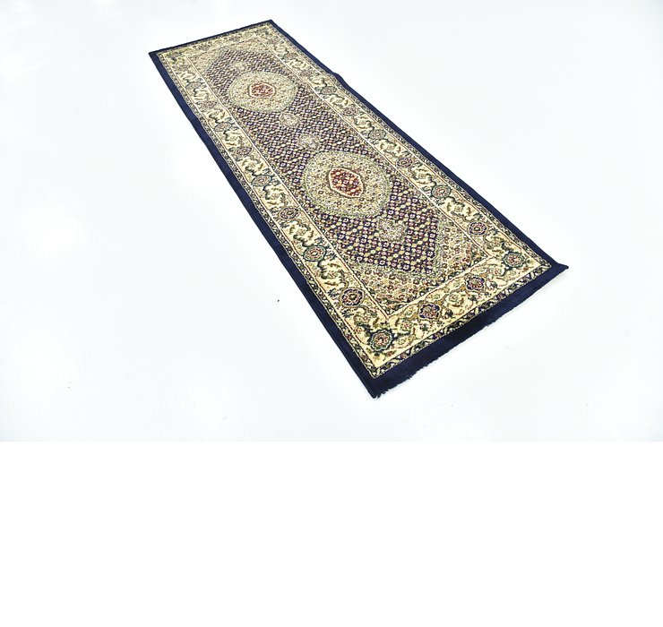 2' 7 x 7' 7 Tabriz Design Runner Rug
