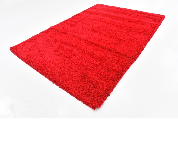 6' 6 x 9' 6 Solid Shag Rug
