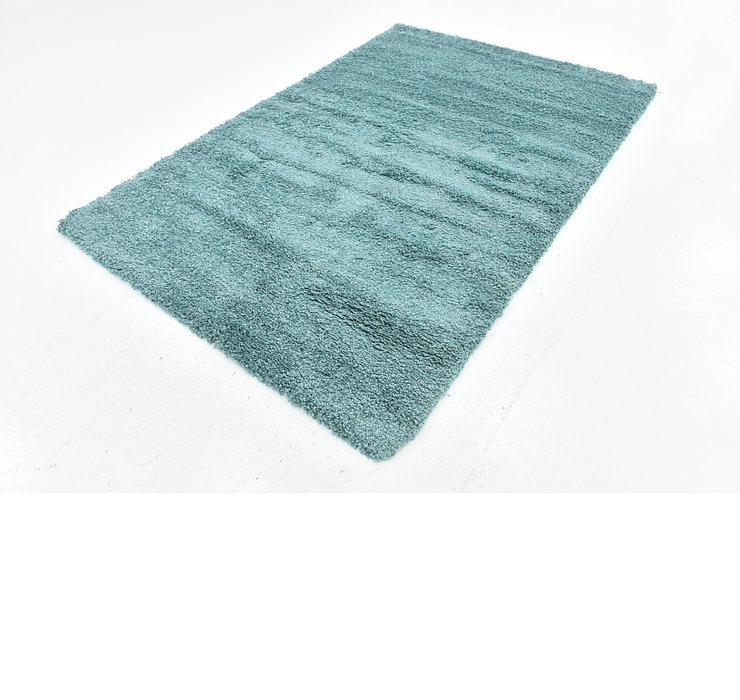 5' 3 x 7' 8 Solid Shag Rug