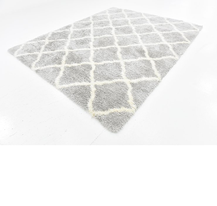 8' x 9' 10 Luxe Trellis Shag Rug