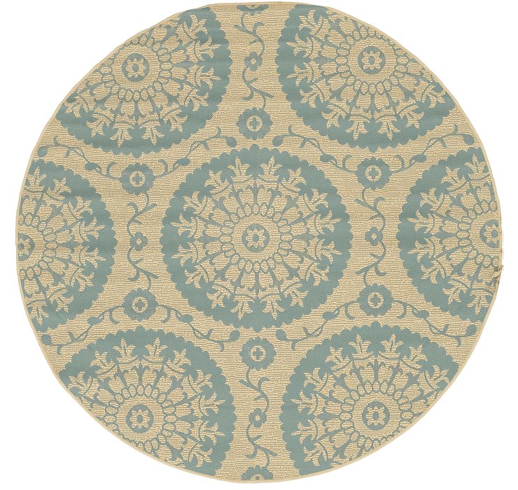 183cm x 183cm Outdoor Botanical Round...