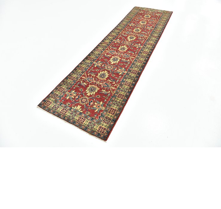 2' 8 x 9' 9 Kazak Runner Rug