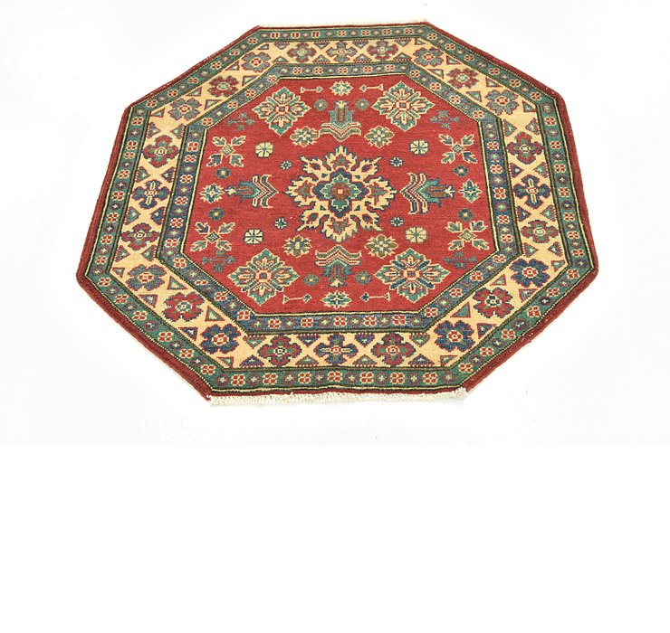 3' 4 x 3' 4 Kazak Octagon Rug
