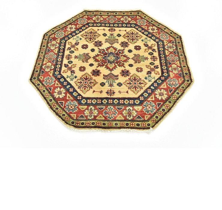 3' 3 x 3' 4 Kazak Octagon Rug