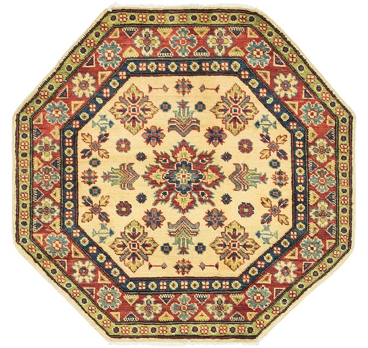 100cm x 102cm Kazak Octagon Rug