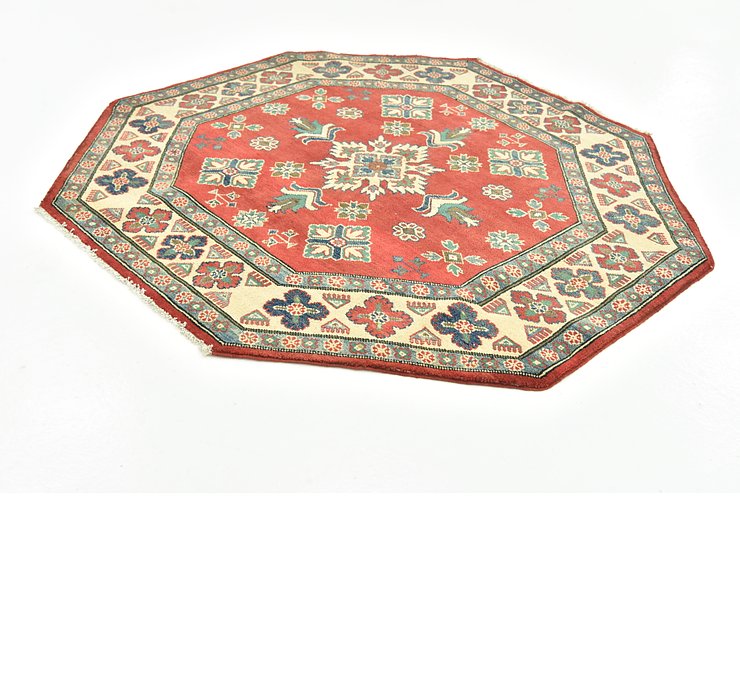 4' 10 x 4' 10 Kazak Octagon Rug