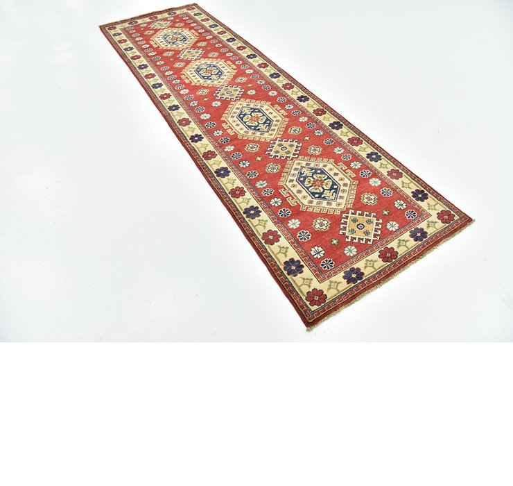 90cm x 295cm Kazak Runner Rug