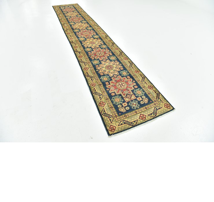 80cm x 435cm Kazak Runner Rug