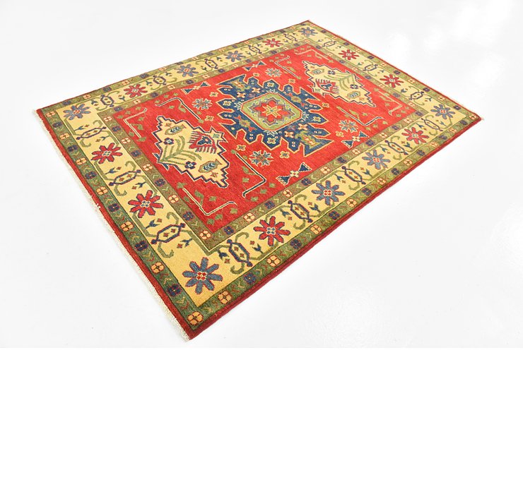 4' 2 x 5' 10 Kazak Rug