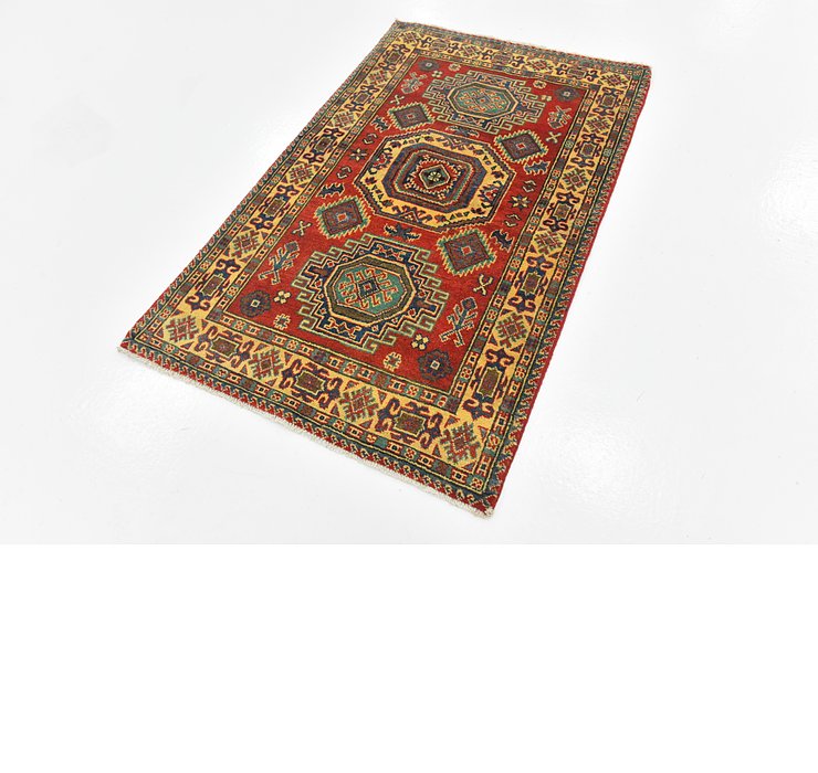 3' 1 x 4' 10 Kazak Rug