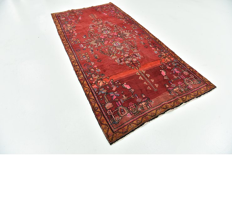 4' 8 x 9' 6 Hamedan Persian Runner ...
