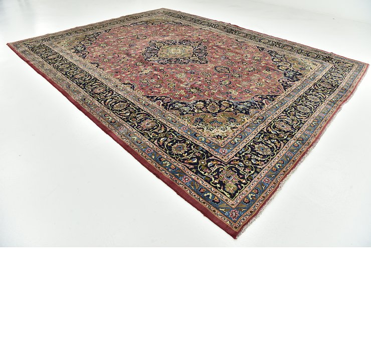 9' 8 x 12' 6 Kashan Persian Rug