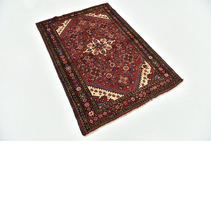110cm x 163cm Hossainabad Persian Rug