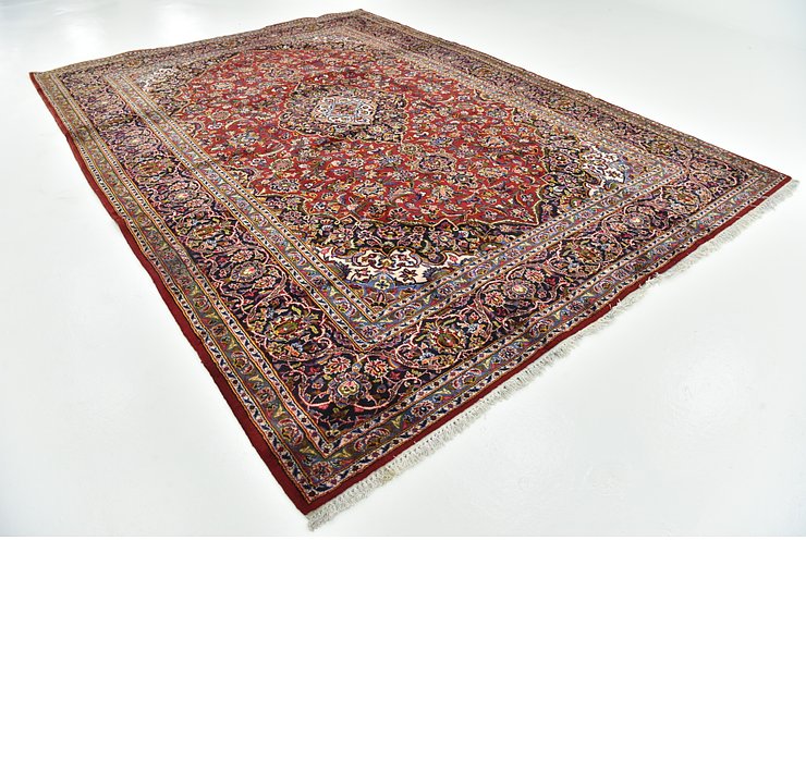 9' 7 x 12' 9 Kashan Persian Rug