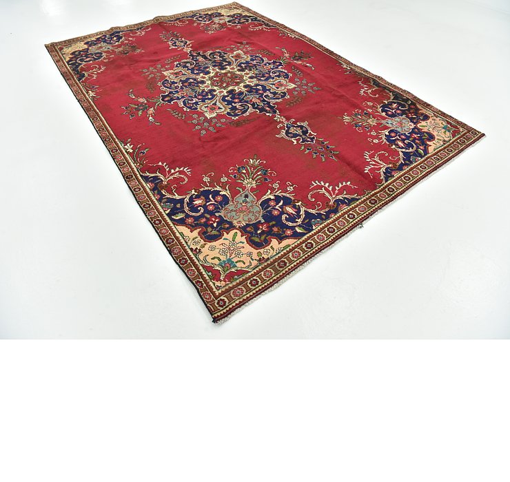 7' x 10' 3 Tabriz Design Persian Rug