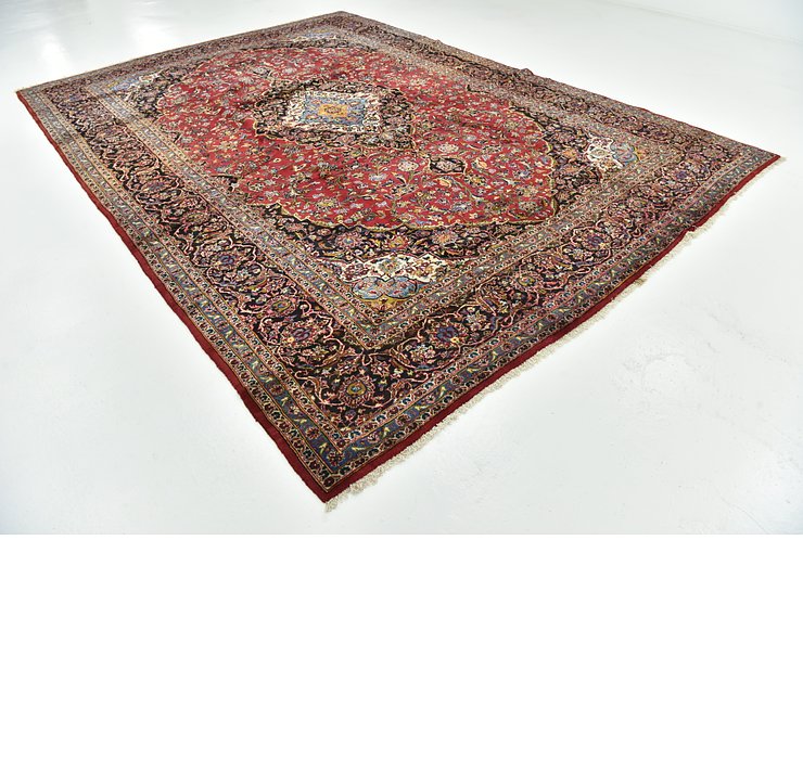 9' 8 x 13' 6 Kashan Persian Rug