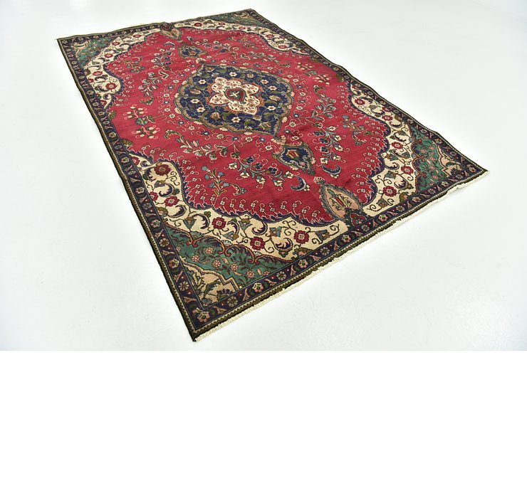 6' 1 x 9' 3 Tabriz Persian Rug