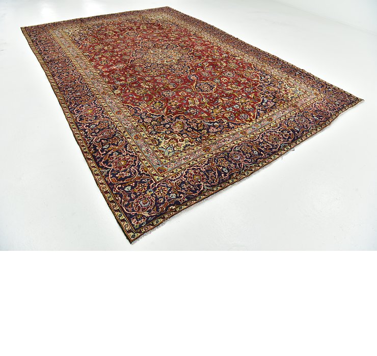 8' 8 x 13' Kashan Persian Rug