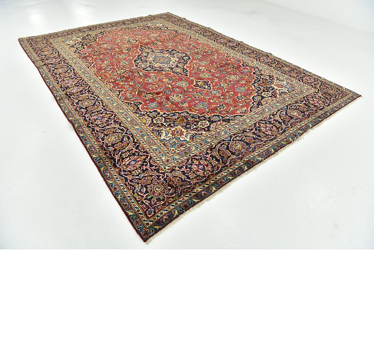 8' 9 x 11' 10 Kashan Persian Rug