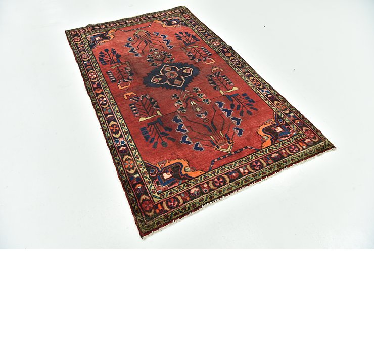 4' 5 x 7' 2 Hamedan Persian Rug
