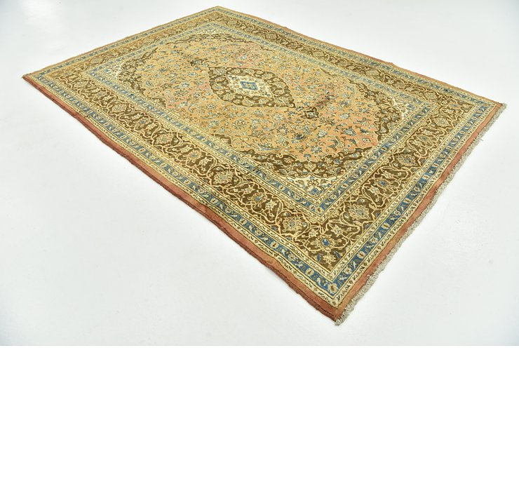 6' 7 x 9' 4 Mashad Persian Rug