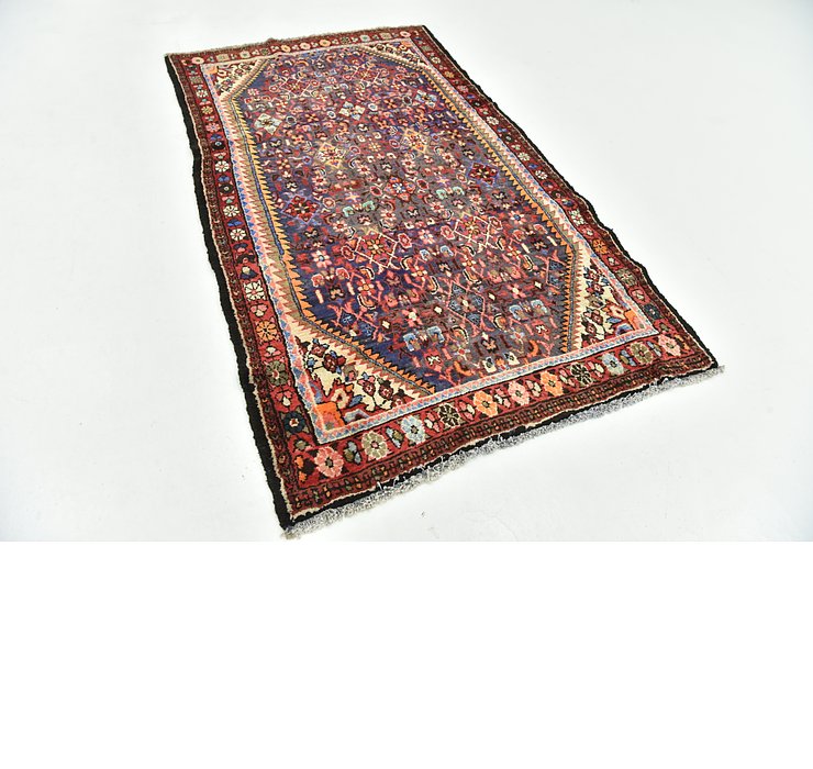 4' 3 x 7' Hossainabad Persian Rug