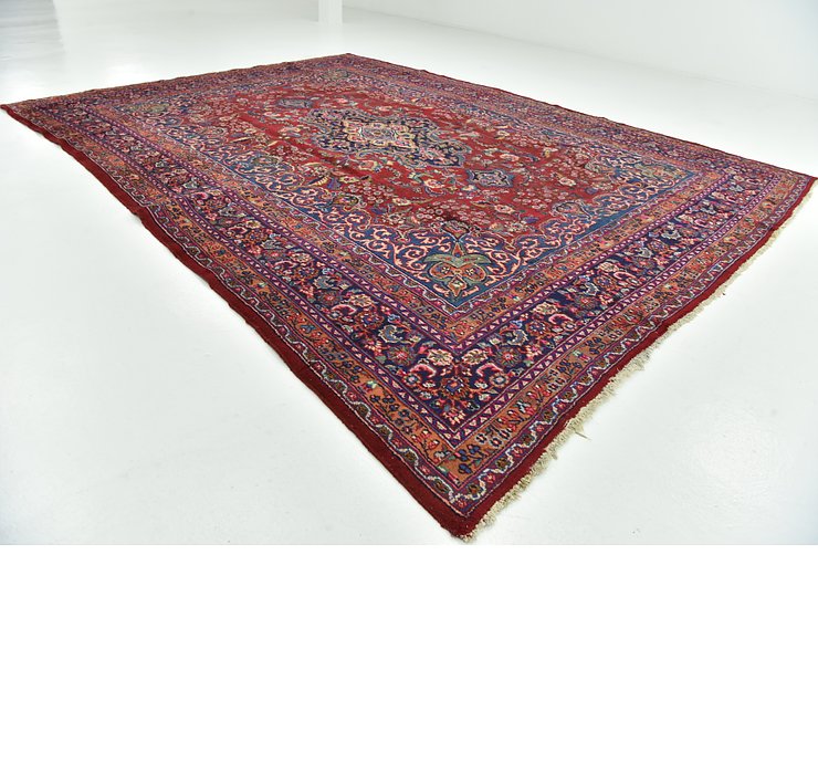 290cm x 385cm Mashad Persian Rug