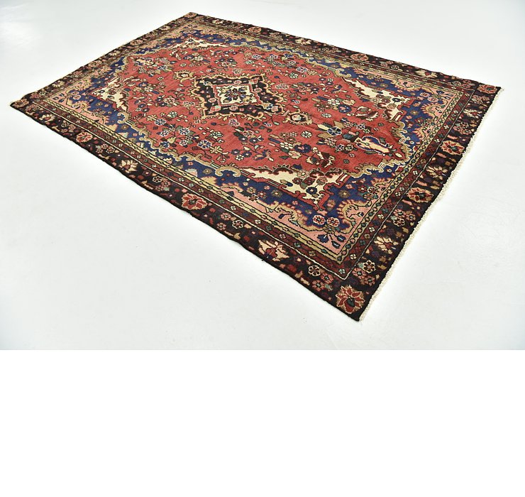 6' 1 x 9' 3 Hamedan Persian Rug