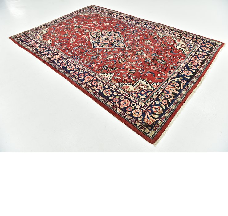 6' 8 x 10' Meshkabad Persian Rug