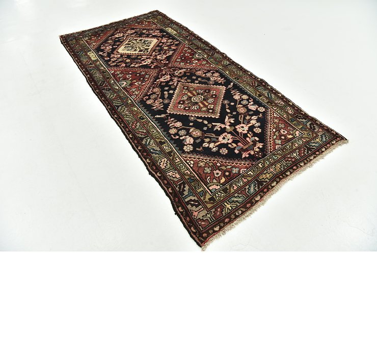 3' 7 x 7' 5 Hossainabad Persian Run...