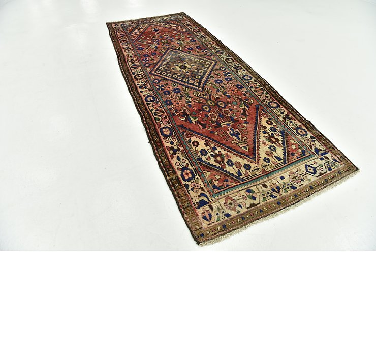 3' 6 x 9' 5 Hossainabad Persian Run...