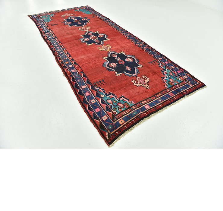 4' 7 x 10' 7 Hamedan Persian Runner ...