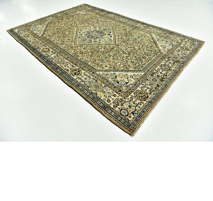 7' 6 x 11' Hossainabad Persian Rug
