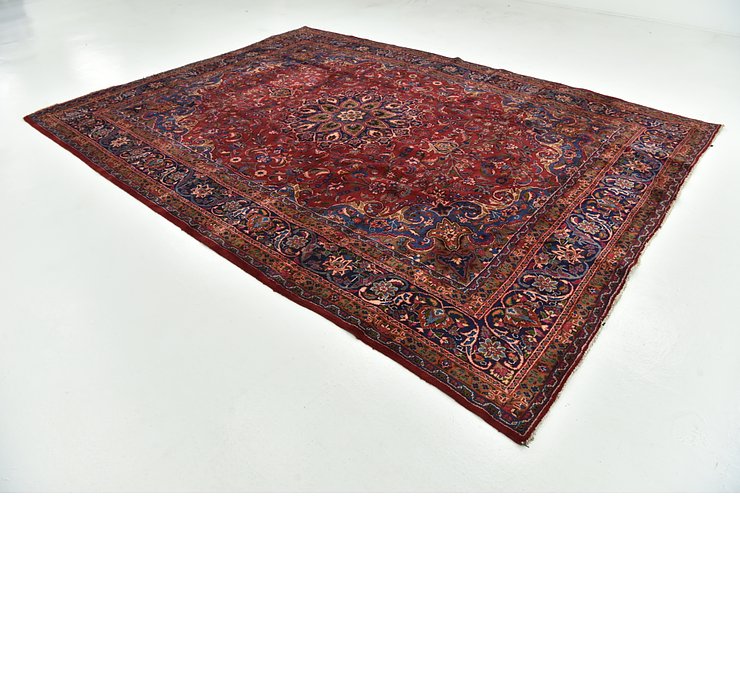 9' 6 x 12' 9 Mashad Persian Rug