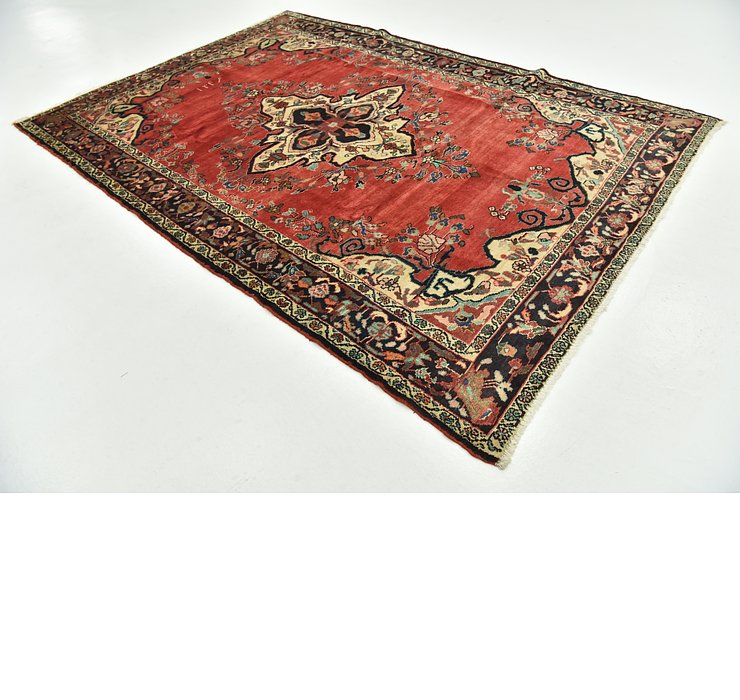 7' 1 x 10' Hamedan Persian Rug