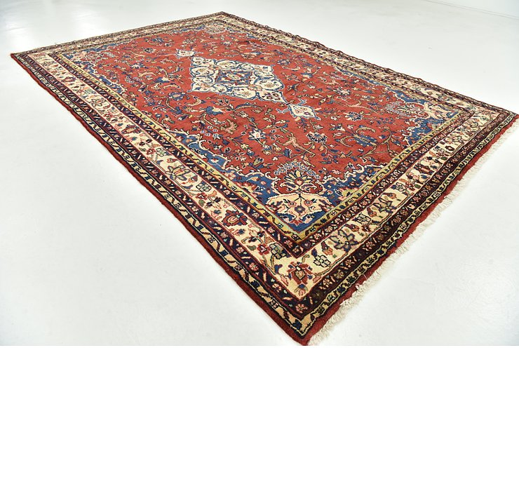 6' 8 x 10' 2 Hamedan Persian Rug