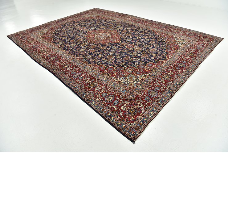 9' 8 x 13' 2 Kashan Persian Rug