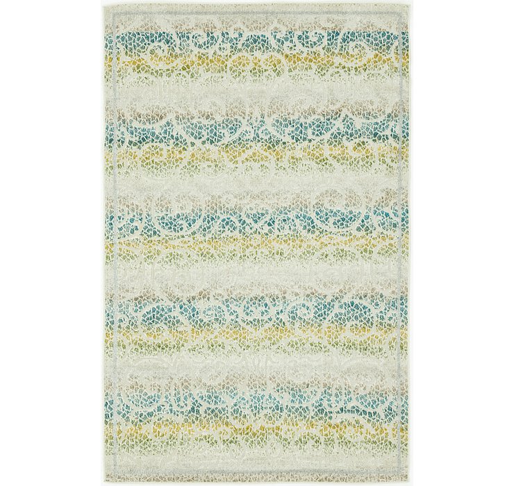 152cm x 245cm Outdoor Botanical Rug