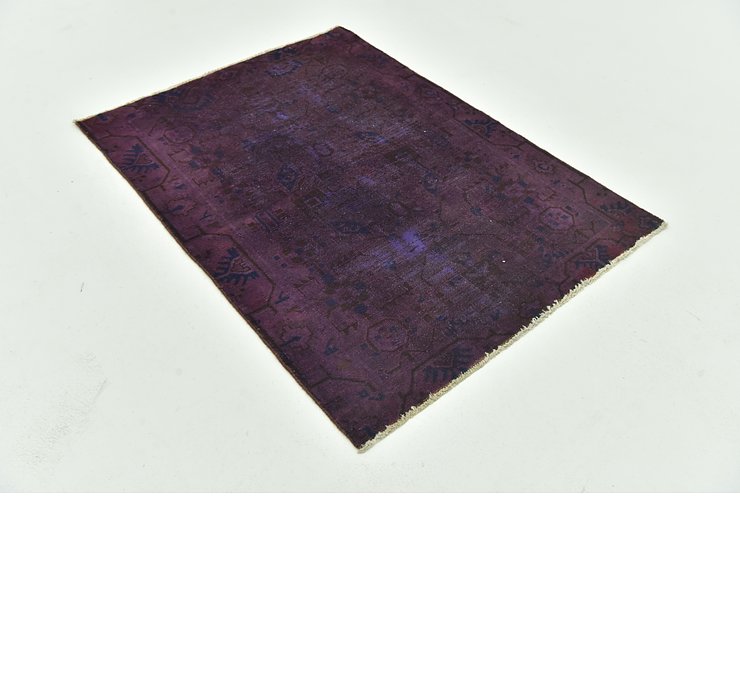 107cm x 145cm Ultra Vintage Persian Rug