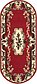 2' 4 x 5' 3 Art Deco Oval Rug thumbnail image 1