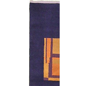 Unique Loom 2' 8 x 11' 6 Indo Tibet Runner Rug