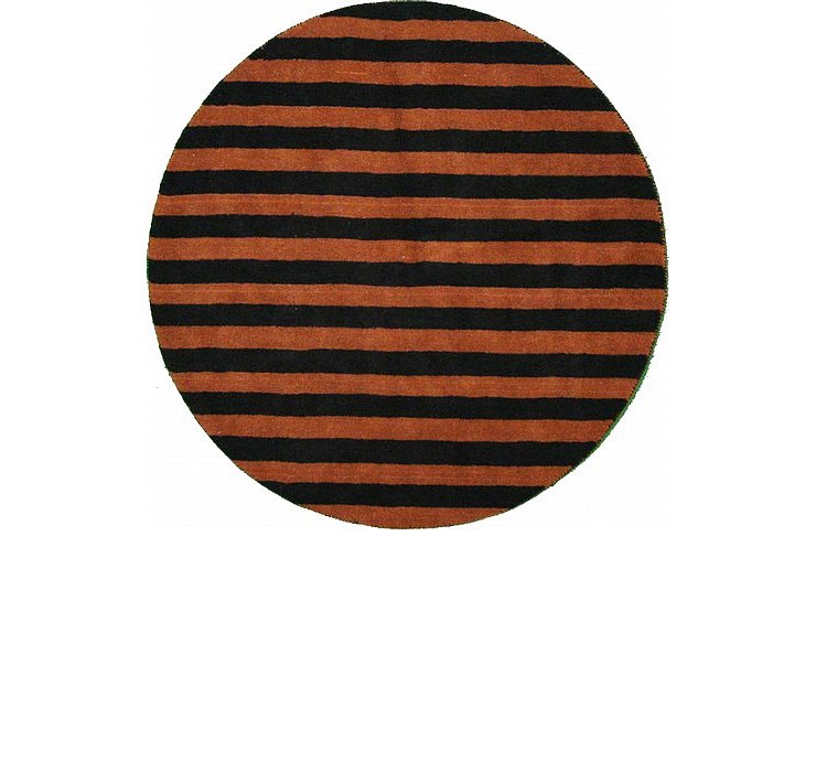 5' 10 x 5' 10 Reproduction Gabbeh Rou...