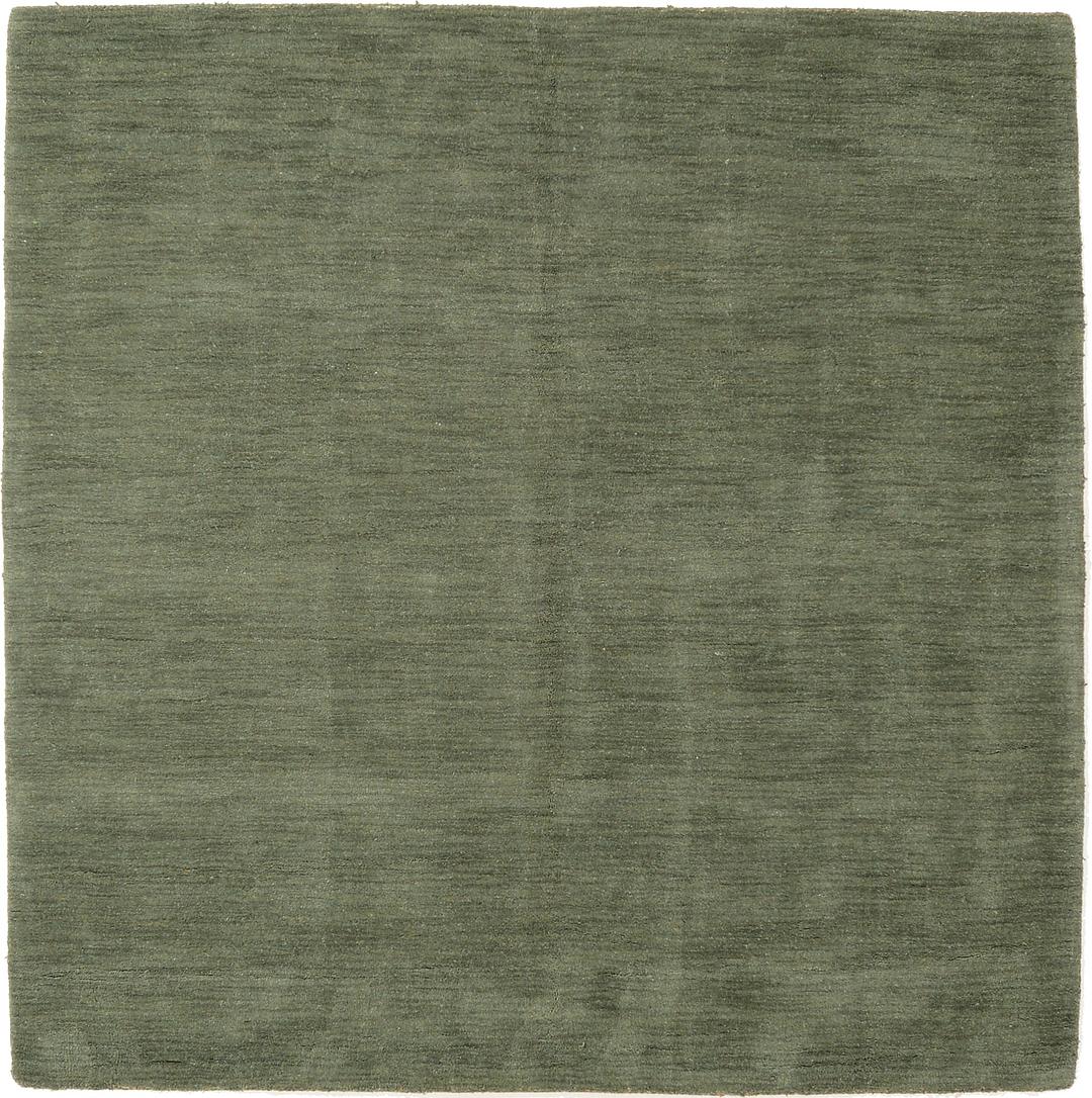 Green 6' 6 x 6' 6 Reproduction Gabbeh Square Rug iRugs UK