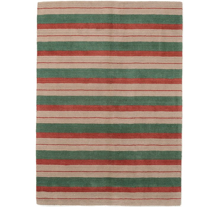 5' 7 x 7' 10 Reproduction Gabbeh Rug