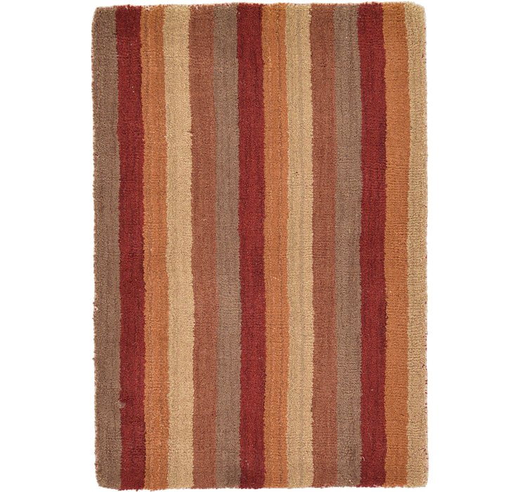 2' x 3' Reproduction Gabbeh Rug