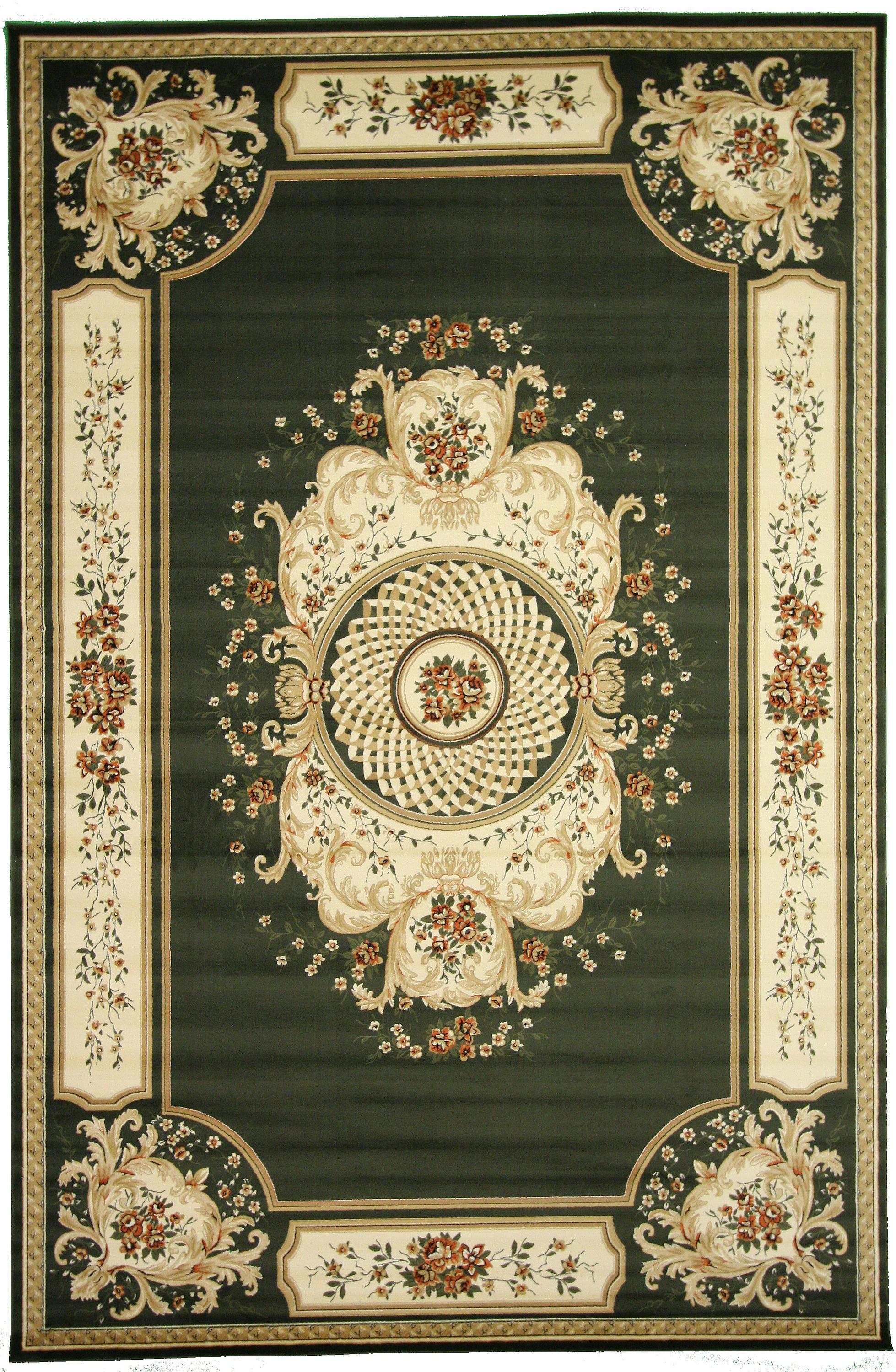 Green 10 8 X 16 5 Versace Aubusan Rug Erugs 10 8 X 16 5 Versace Aubusan Rug